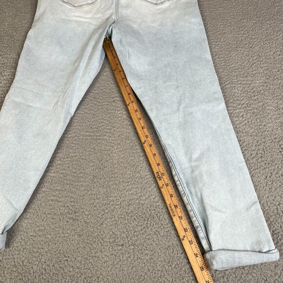 American Eagle Jeans 16R x 33 Blue Super High Rise Jeggings Next Level Stretch - Picture 12 of 16